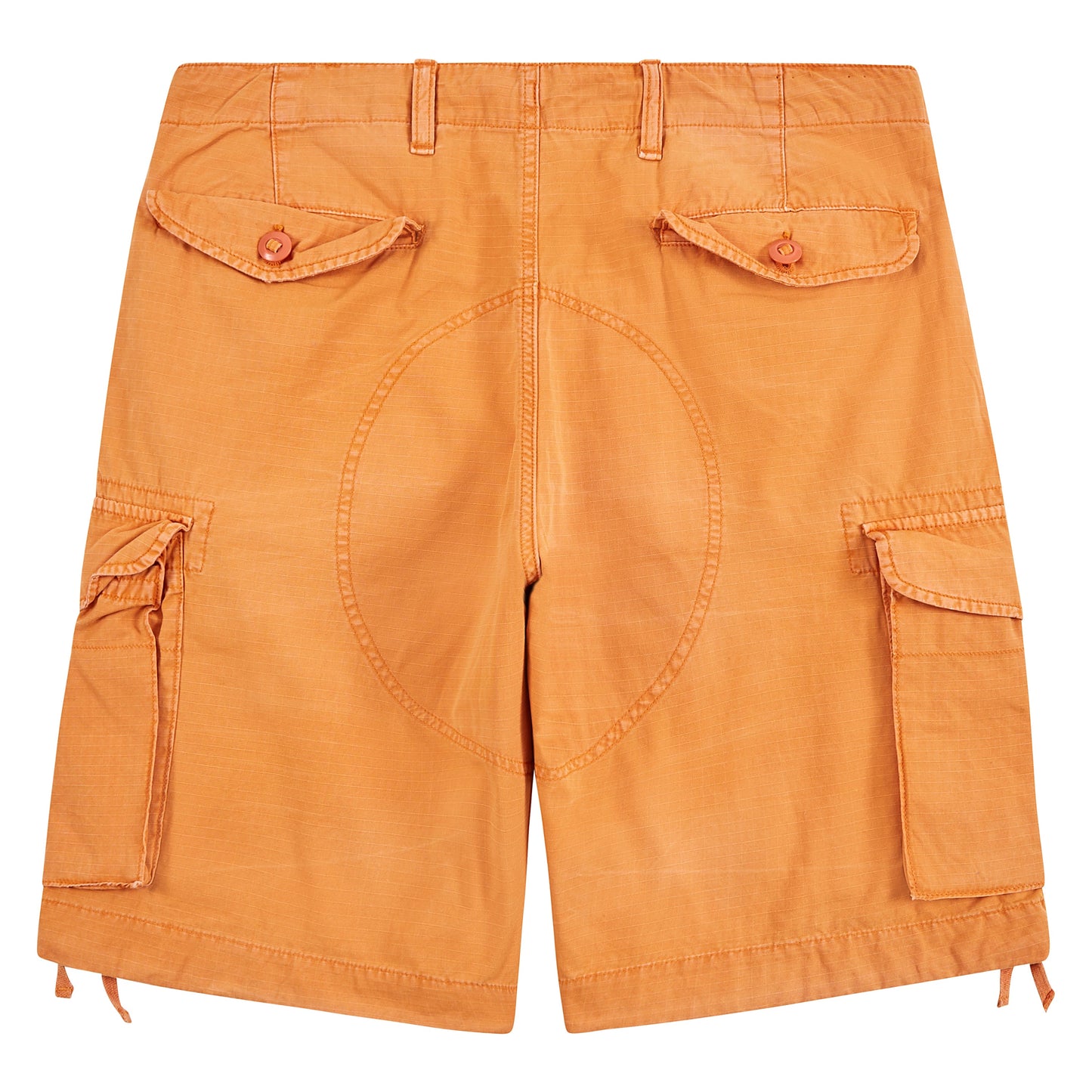 Ripstop Cargo Short | Washed Optic Orange