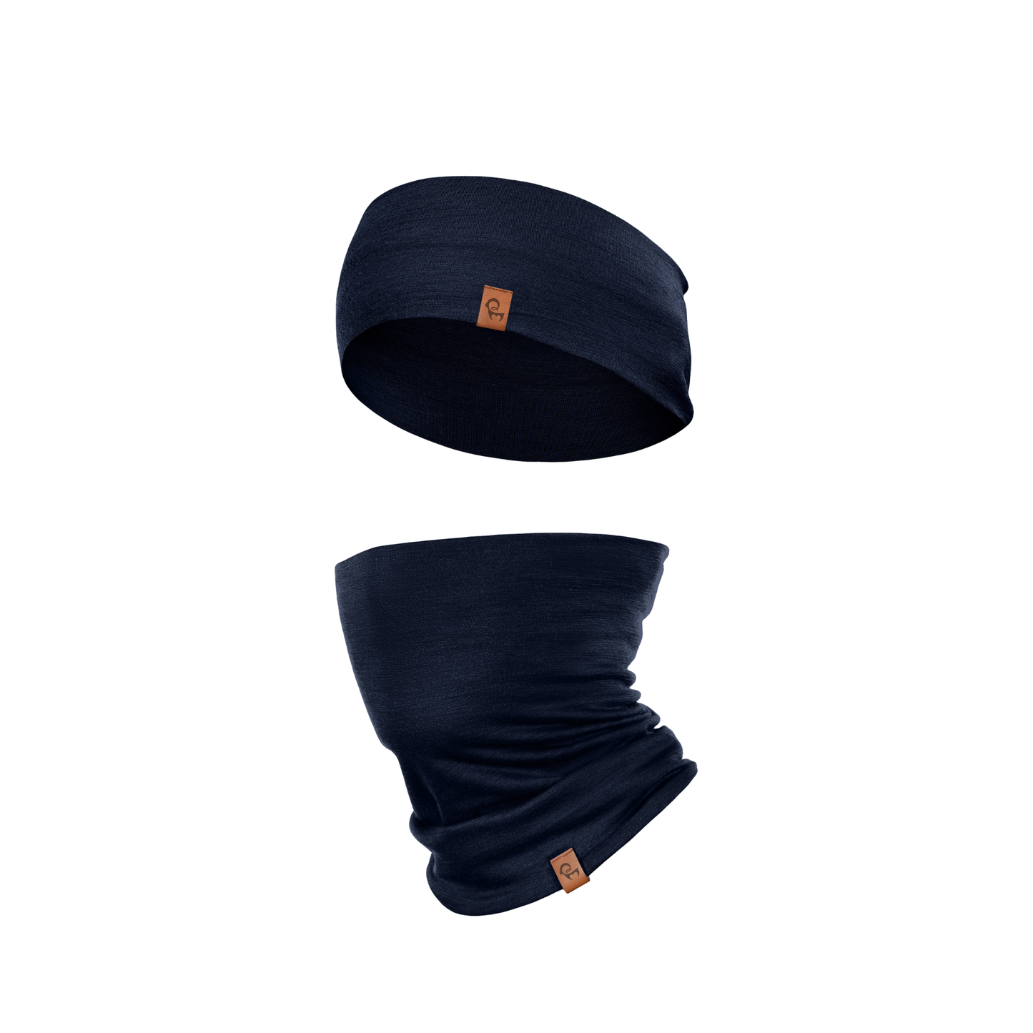 Men's Headband & Gaiter 2-Piece Navy Blue