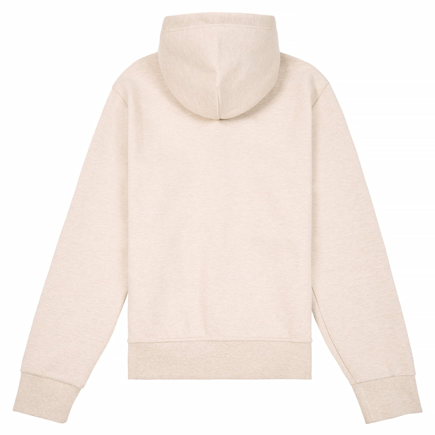 Double-Knit Full Zip Hoodie | Beige Heather
