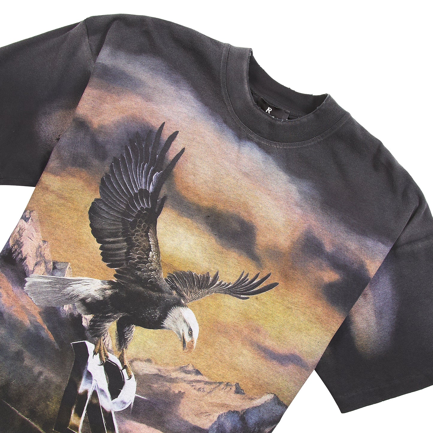 Chrome Flight Tee | Stained Black