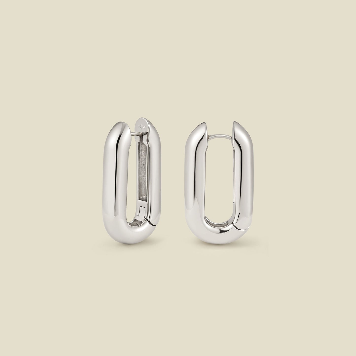 Sol Paperclip Hoop Earrings | Final Sale