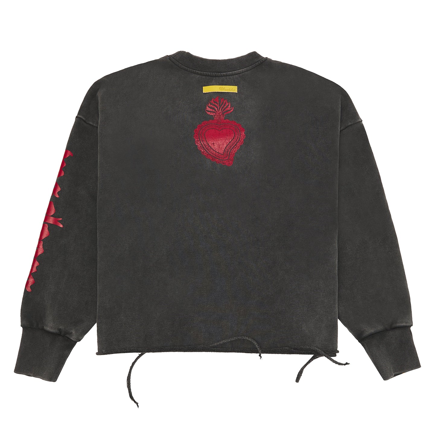 Diamond Rhinestone Sweatshirt | Black/Red