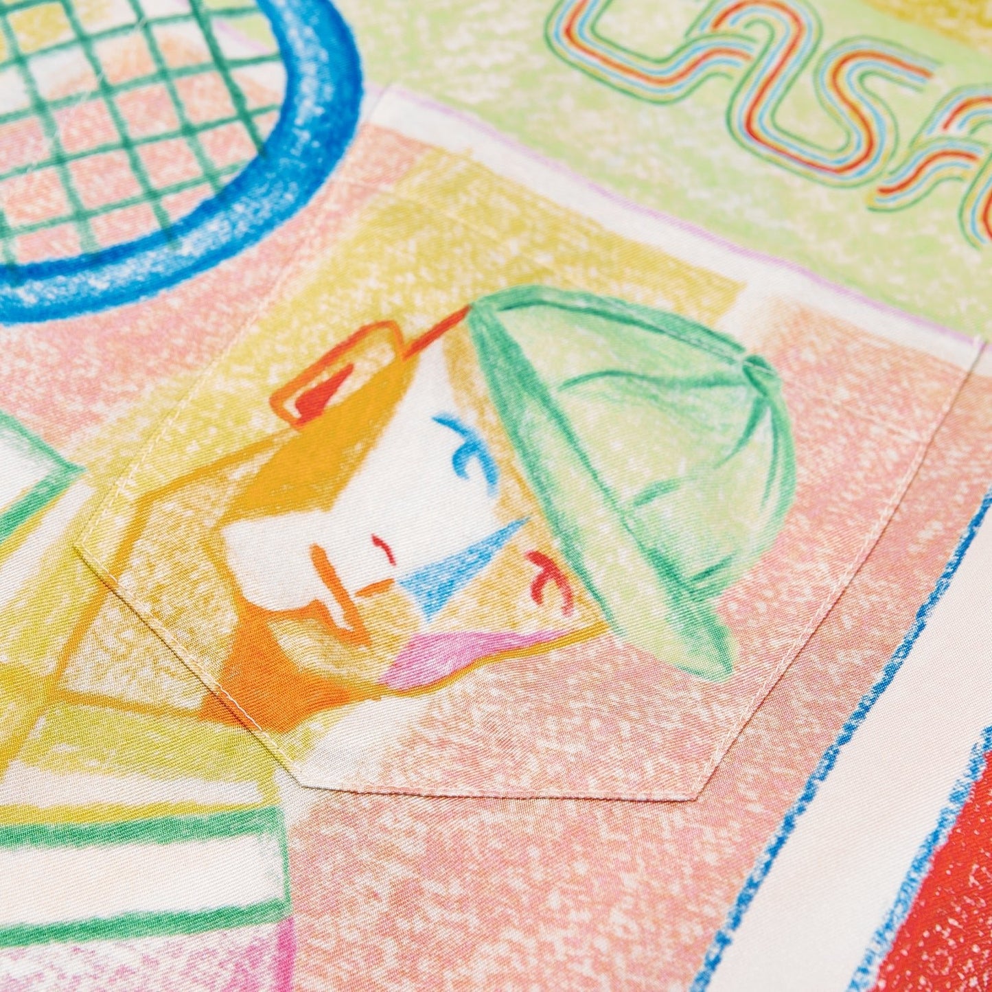 Crayon Tennis Player Shirt