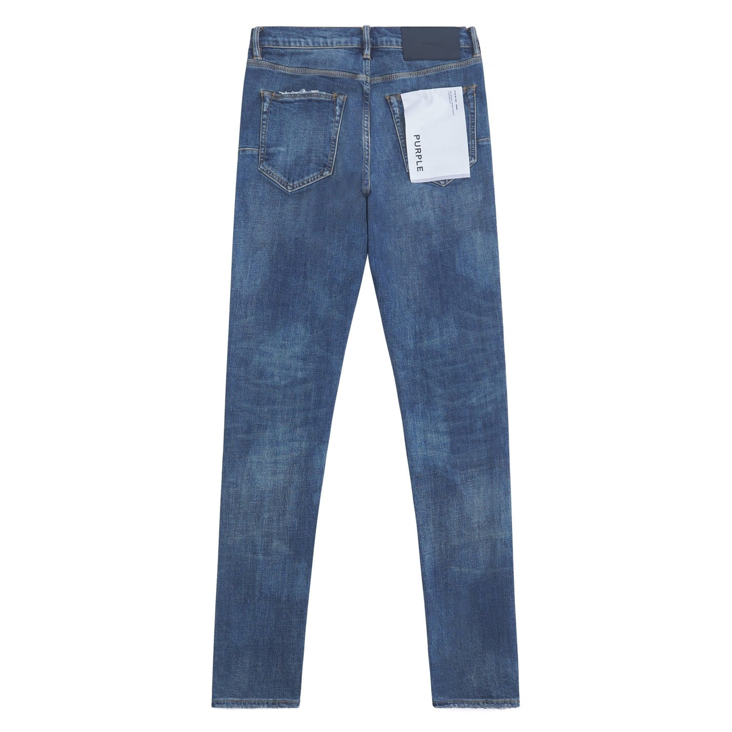 Perforated Dark Indigo Denim