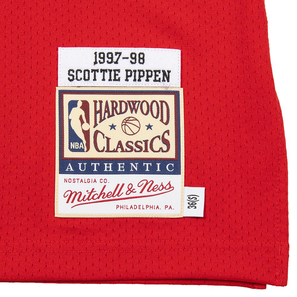 Scottie Pippen 1997 Finals Auth Chic. Bulls Jersey | Red