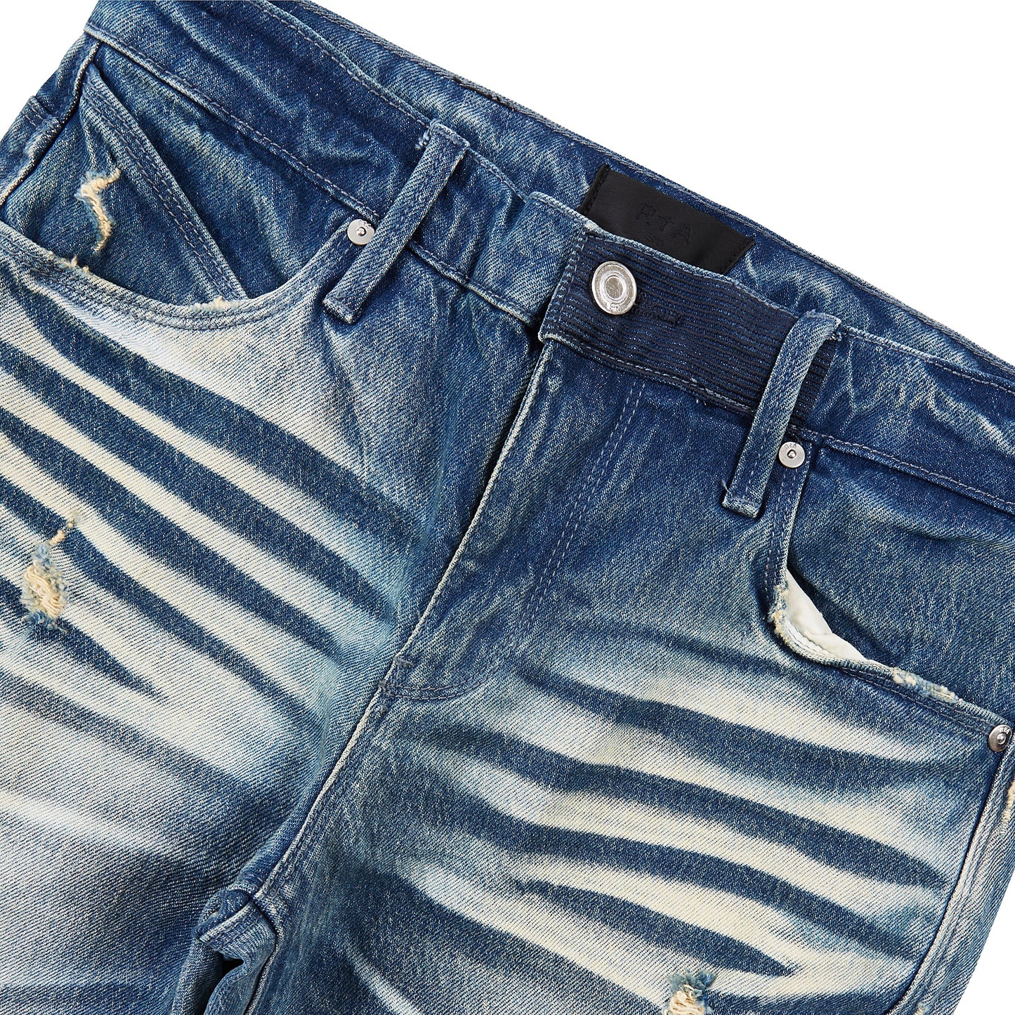 Clayton Stacked Medium Blue Denim