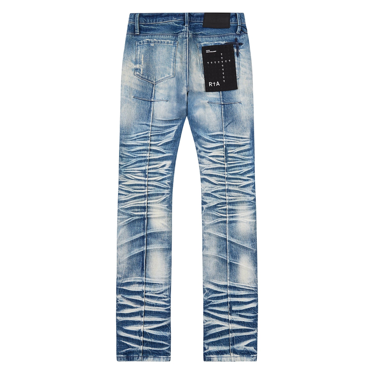 Clayton Stacked Medium Blue Denim