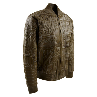 NYC Boro Quilted Jacket | Olive/Ivory
