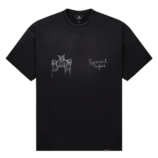 Hand Drawn Thoroughbred Dogs Tee