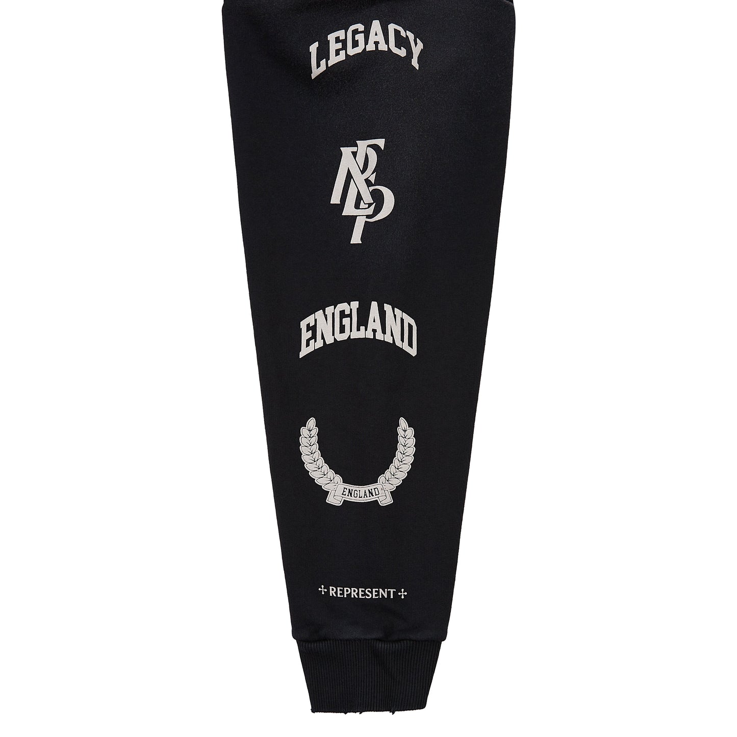 Legacy Crest Hoodie | Stained Black
