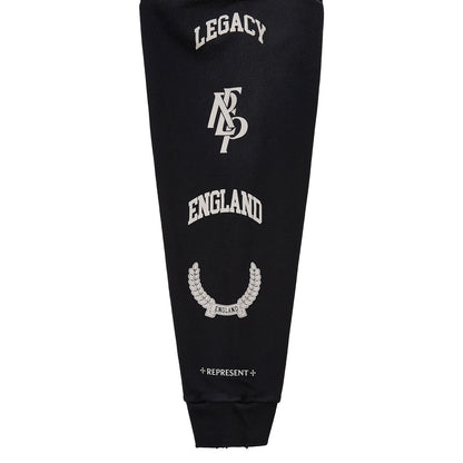 Legacy Crest Hoodie | Stained Black