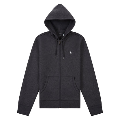 Double-Knit Zip Up Hoodie | Barclay Heather