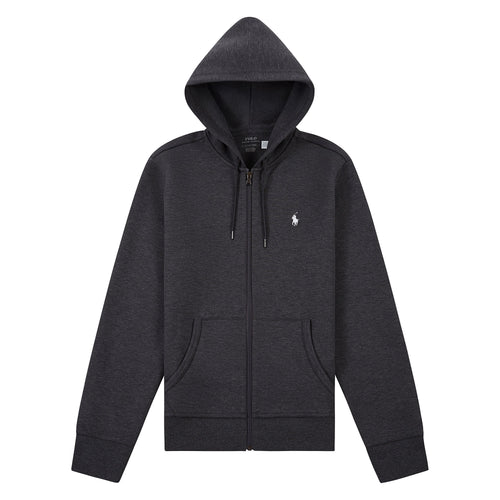 Double-Knit Zip Up Hoodie | Barclay Heather