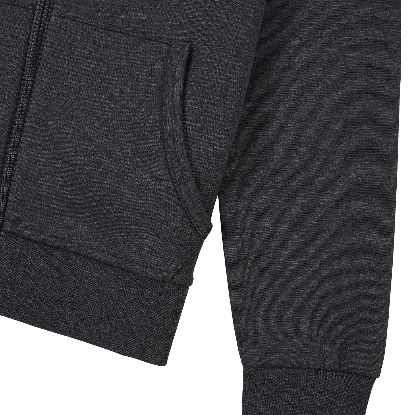 Double-Knit Zip Up Hoodie | Barclay Heather