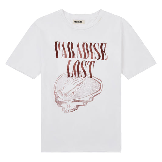 Paradise Pray Tee | White Opal