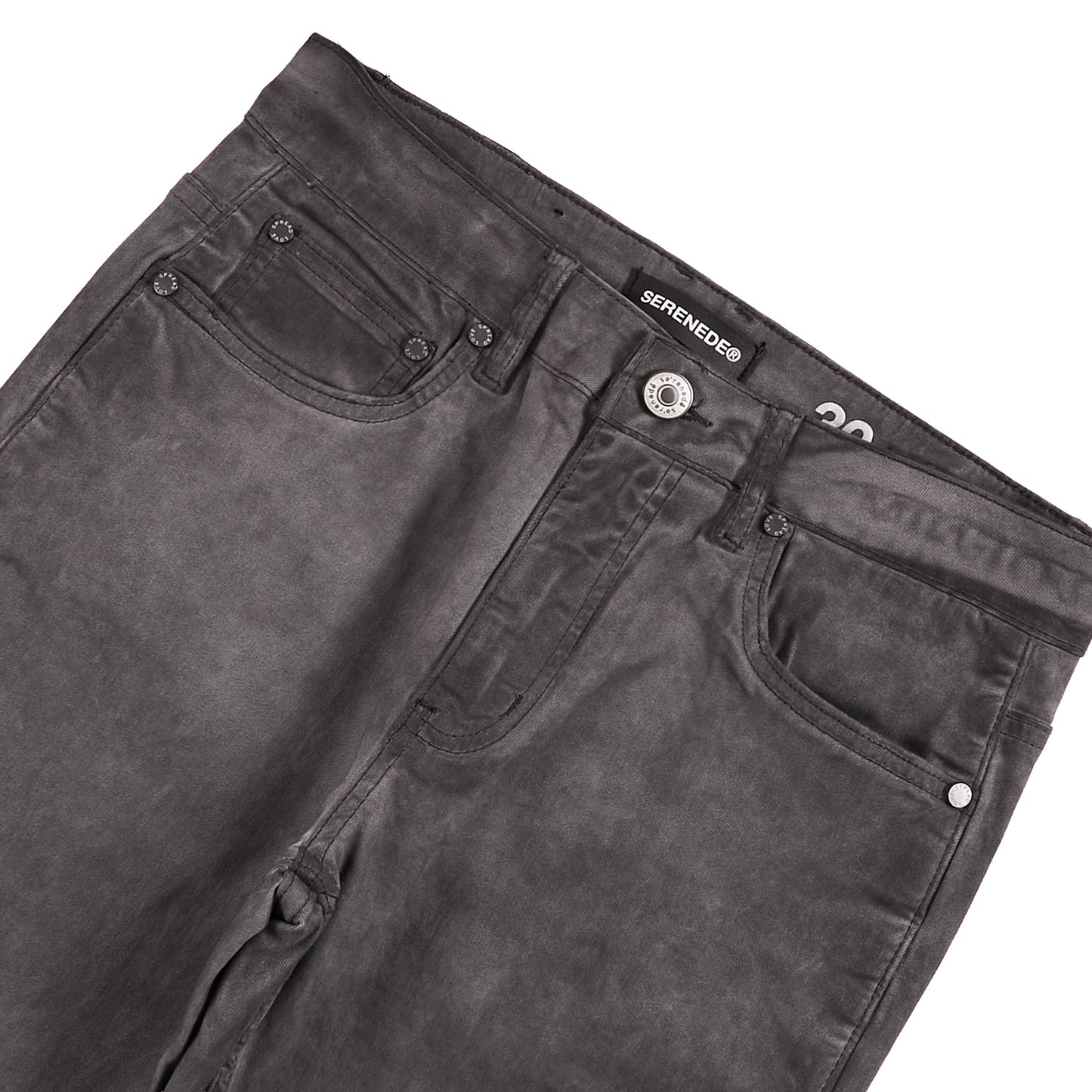 Lead Stacked Denim