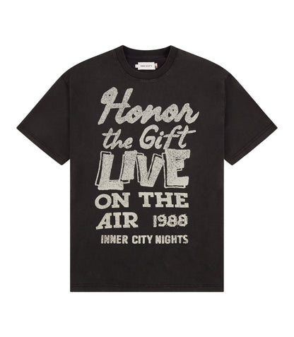 Live On The Air Tee | Black