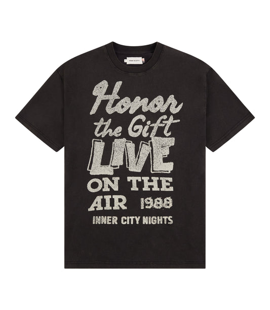 Live On The Air Tee | Black