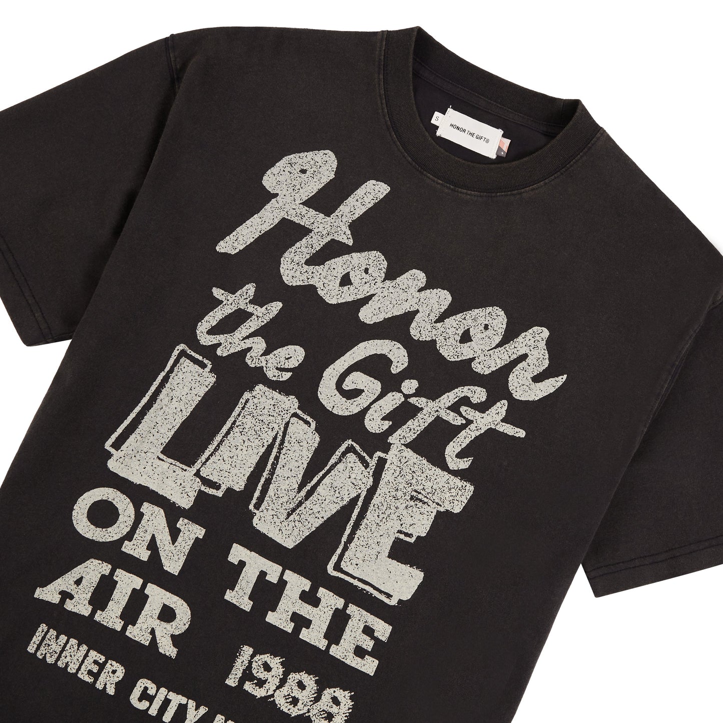 Live On The Air Tee | Black