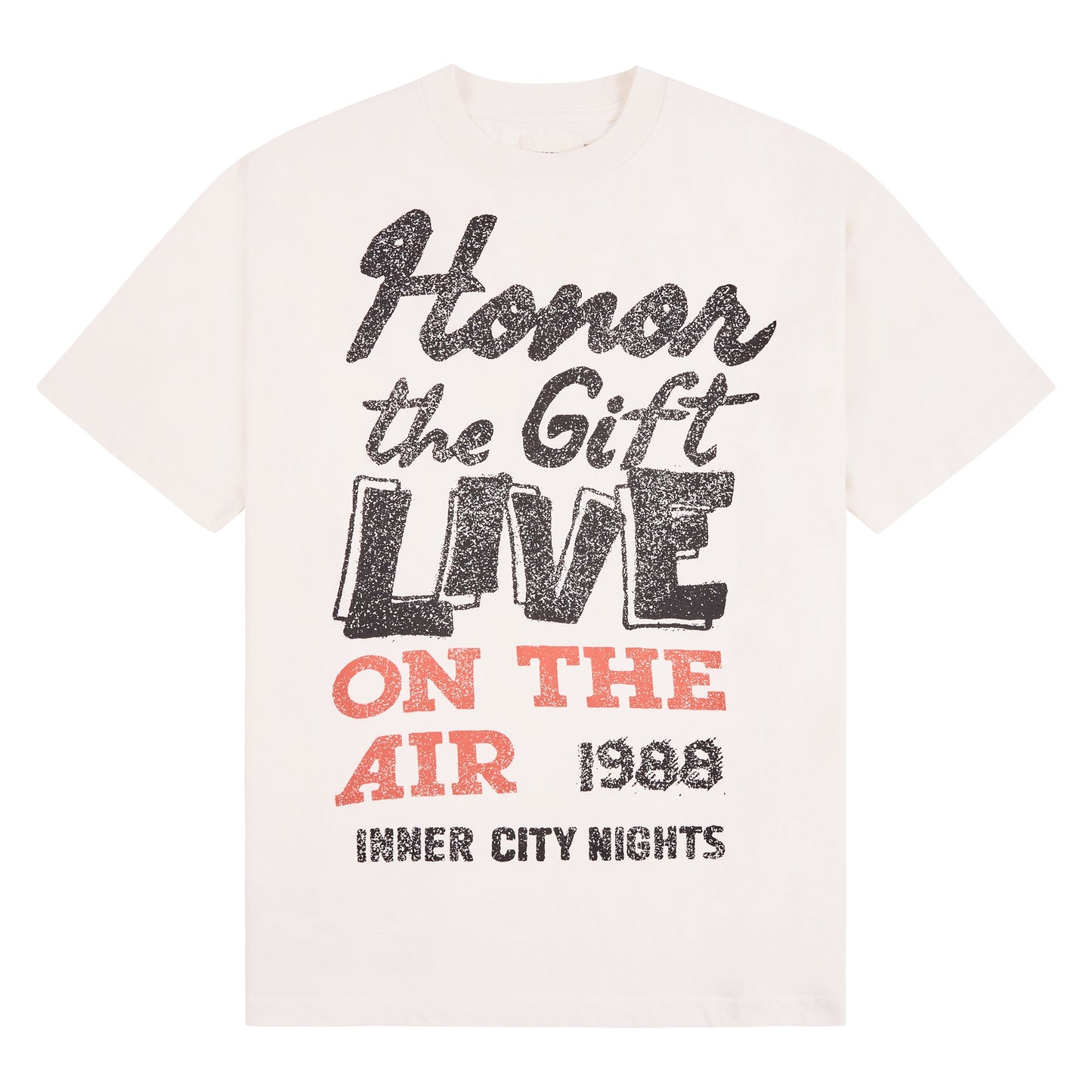 Live On The Air Tee | Bone