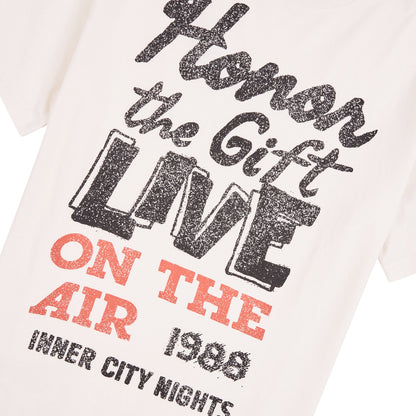 Live On The Air Tee | Bone