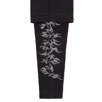 Sequin Flame L/S Tee