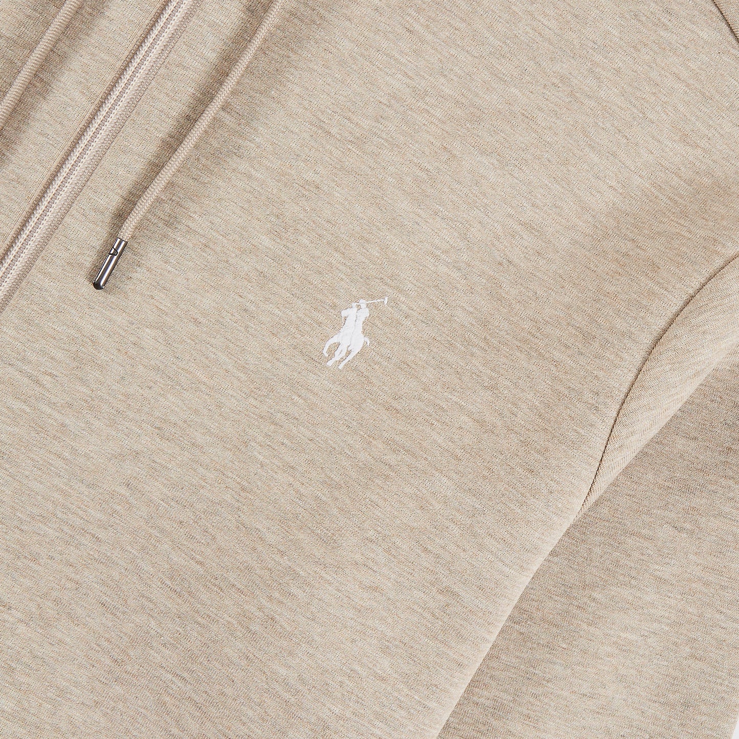 Double-Knit Full Zip Hoodie | Tuscan Beige Heather