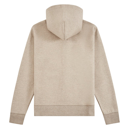 Double-Knit Full Zip Hoodie | Tuscan Beige Heather