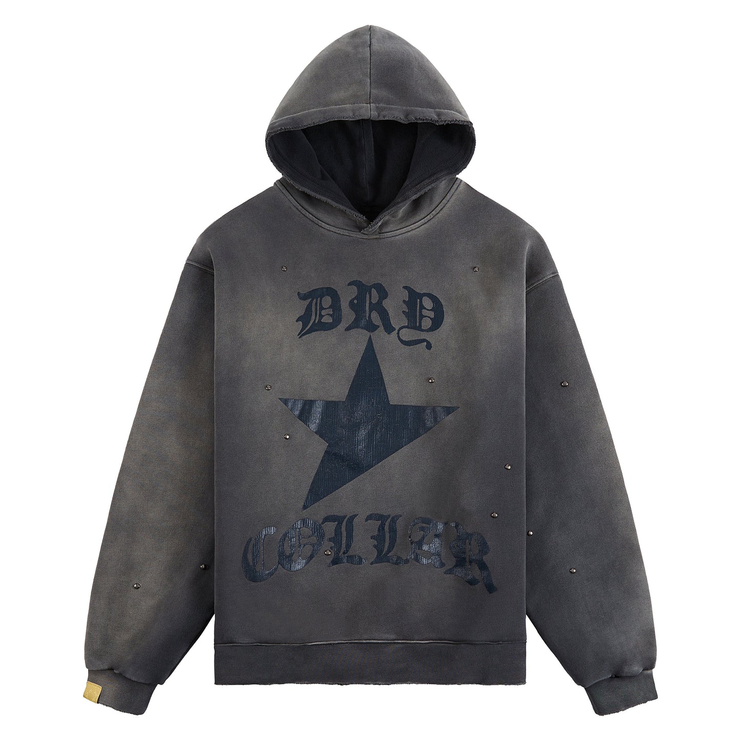 Dry Collar Studded Hoodie