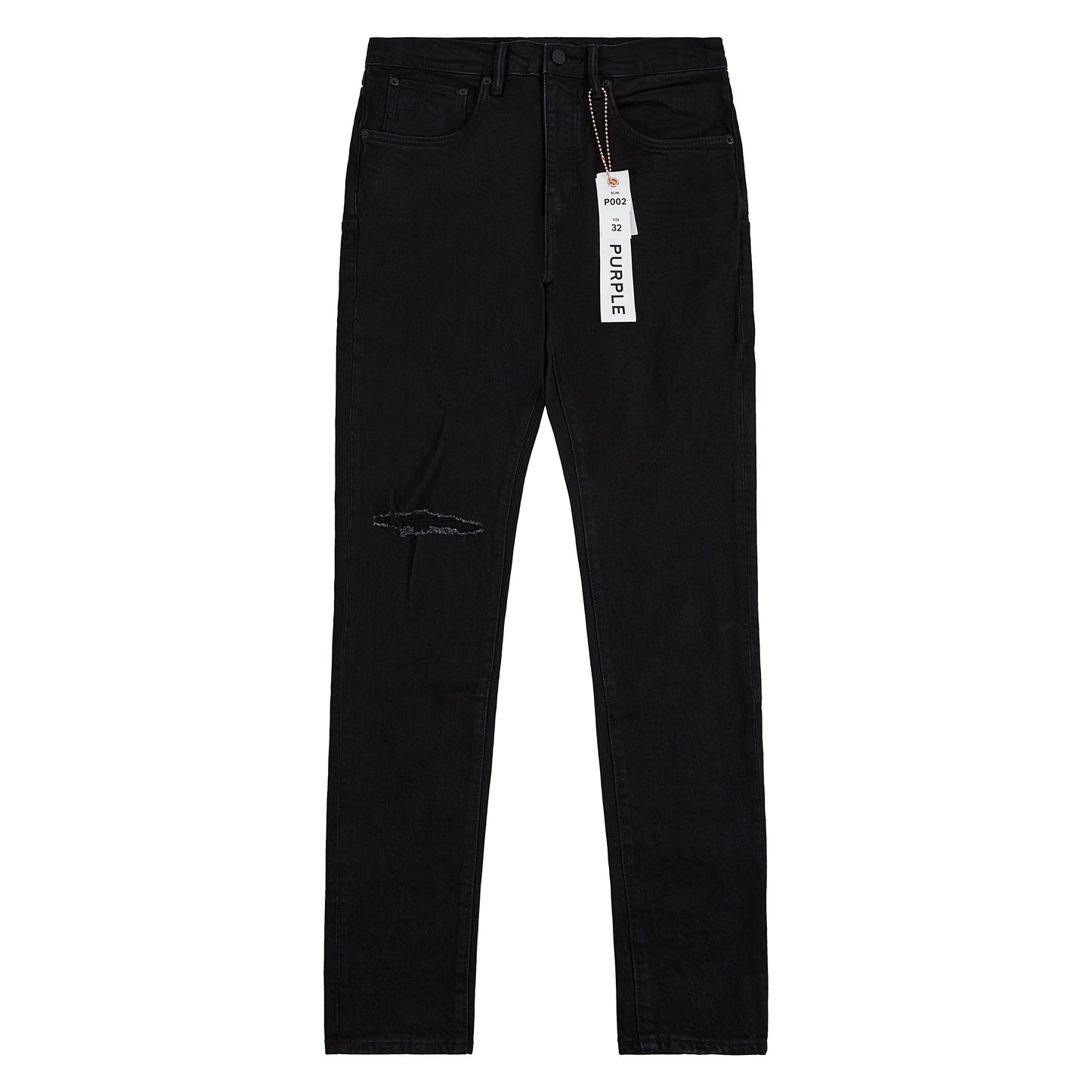 Rinse Knee Slit Denim