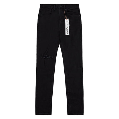 Rinse Knee Slit Denim