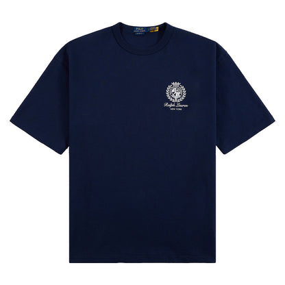 RL Crest Tee | Navy