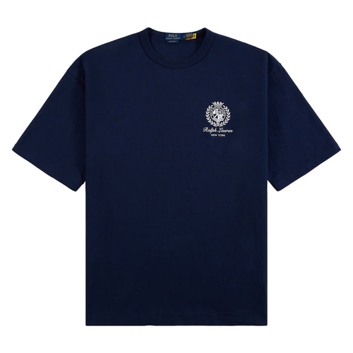 RL Crest Tee | Navy