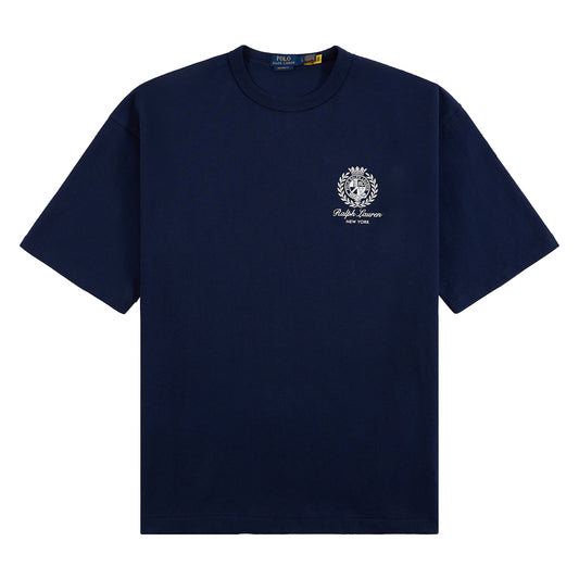 RL Crest Tee | Navy