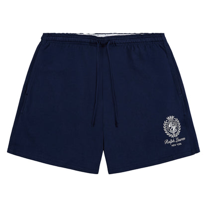 RL Crest Sweatshort | Navy