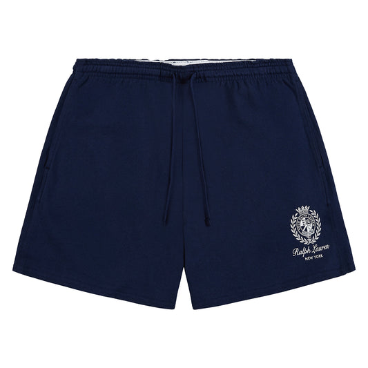 RL Crest Sweatshort | Navy