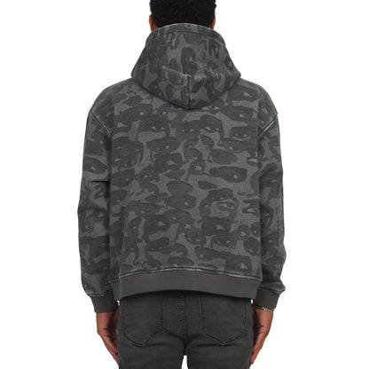 Face Camo Hoodie | Black