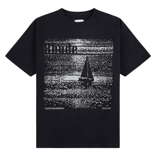 Lago Trasimeno Tee | Vintage Black/White