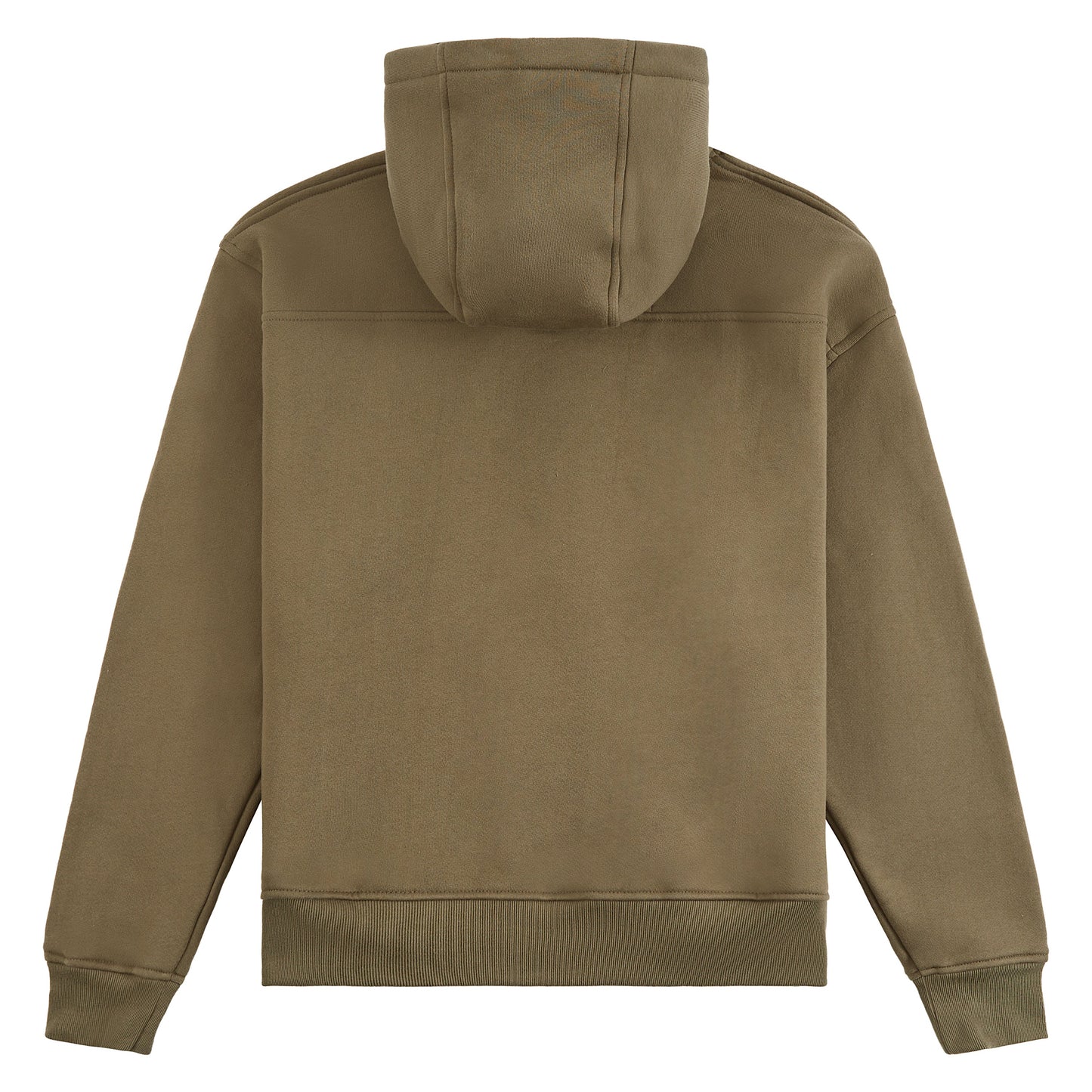 Classique Zip Up Hoodie | Moss Green/Black