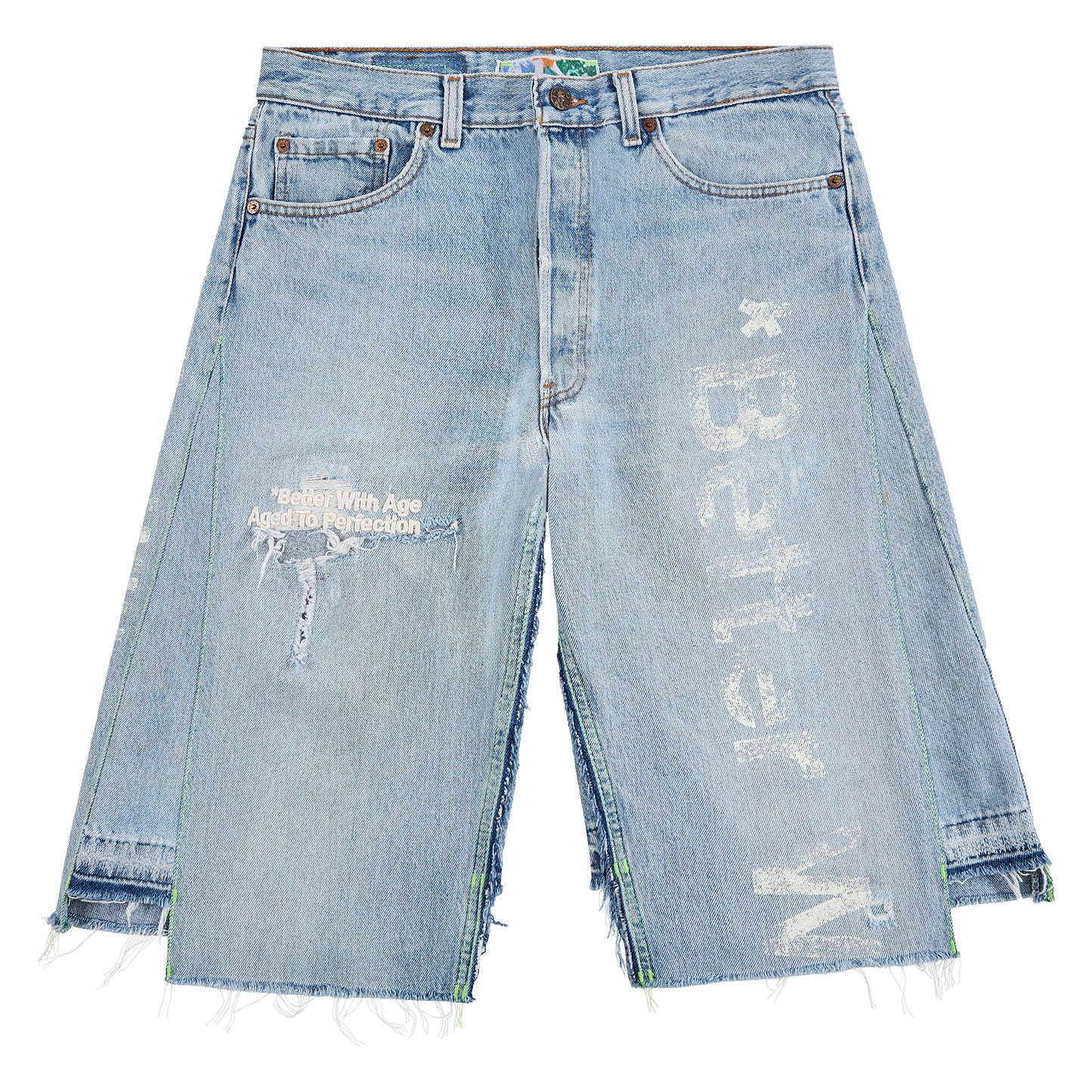 Clementine Double-Wide Denim Short | Light Wash