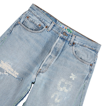 Clementine Double-Wide Denim Short | Light Wash