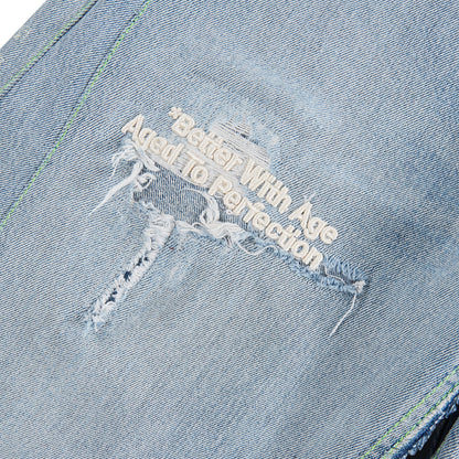 Clementine Double-Wide Denim Short | Light Wash