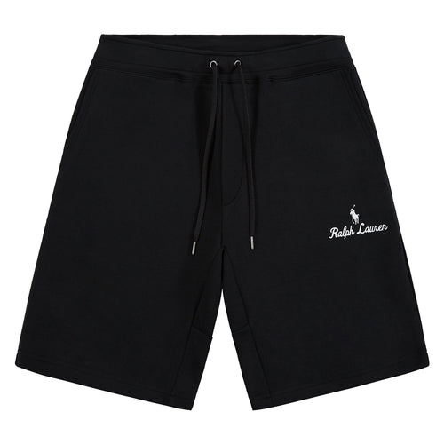 Double-Knit Embroidered Short | Black