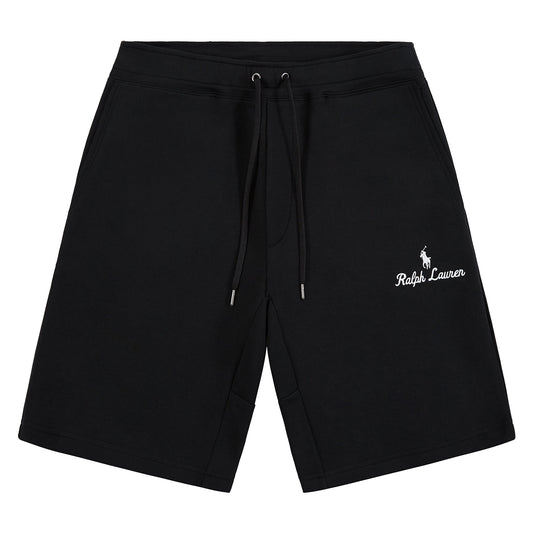 Double-Knit Embroidered Short | Black