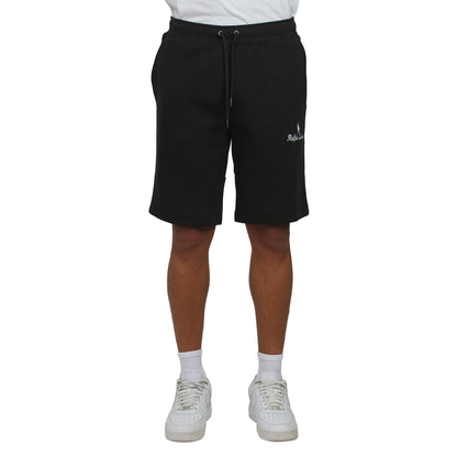 Double-Knit Embroidered Short | Black