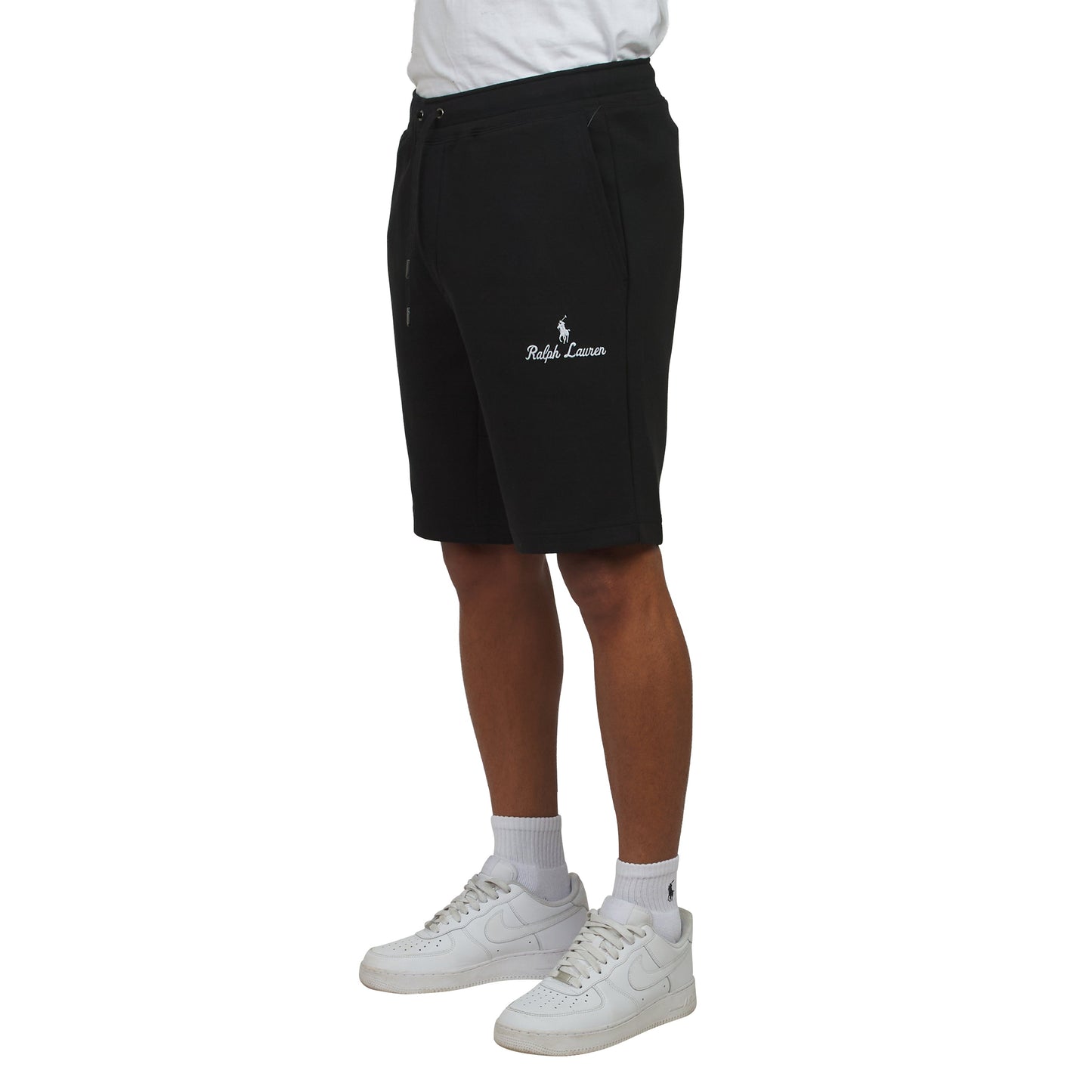 Double-Knit Embroidered Short | Black