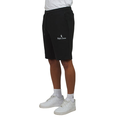 Double-Knit Embroidered Short | Black