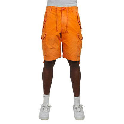Ripstop Cargo Short | Washed Optic Orange