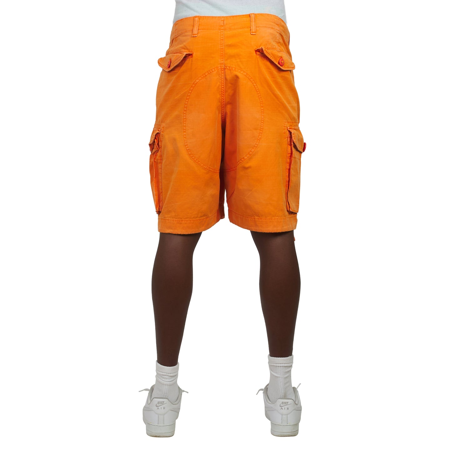 Ripstop Cargo Short | Washed Optic Orange