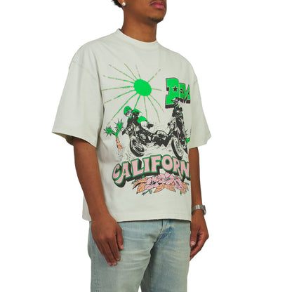California Racing Tee | Antique White